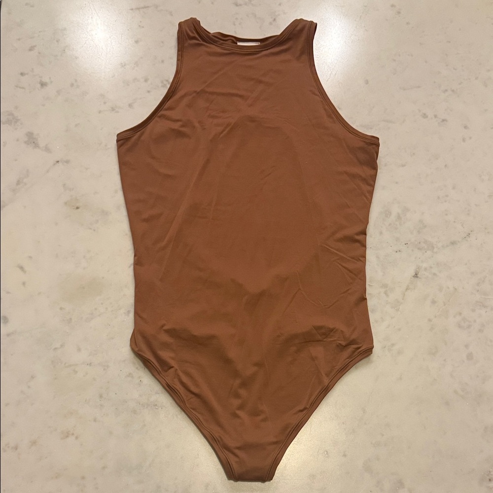 PINK Victoria's Secret Brown Bodysuit